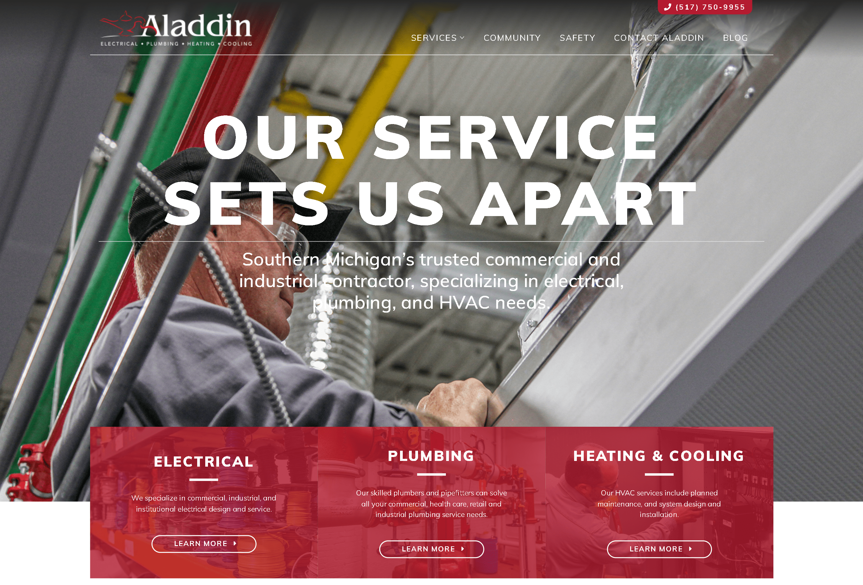 Aladdin Electric Website